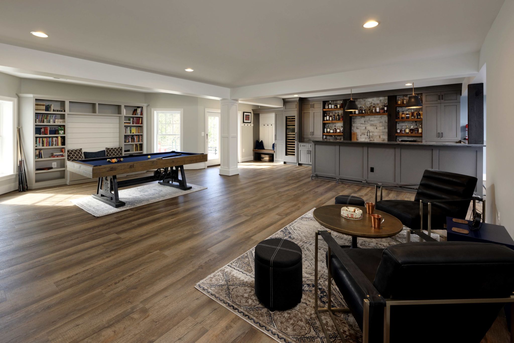 Photos of Finished Basement with Creative Lab in Ashburn Virginia